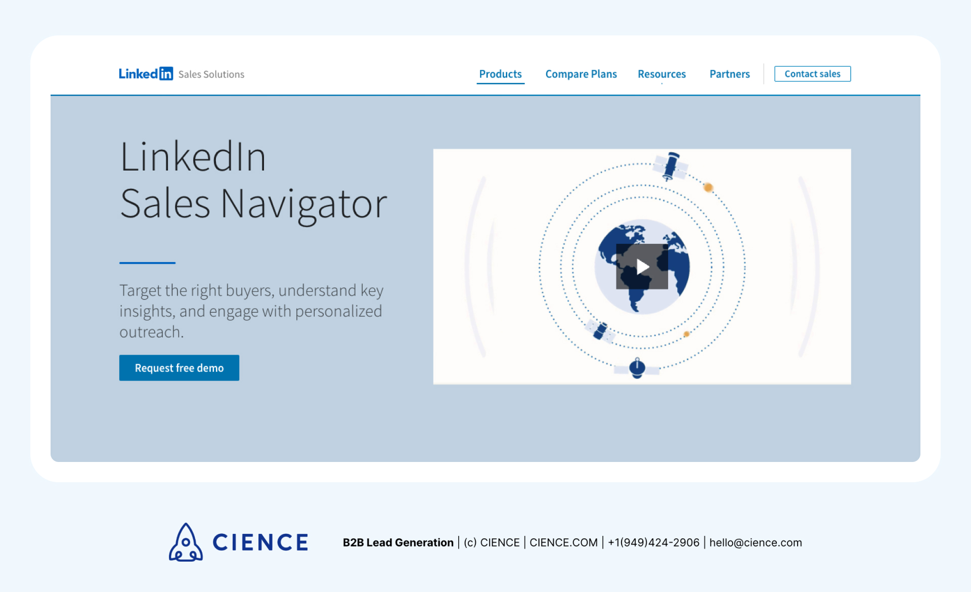 LinkedIn Sales Navigator advanced search interface for identifying and filtering B2B sales prospects by industry, title, and company size